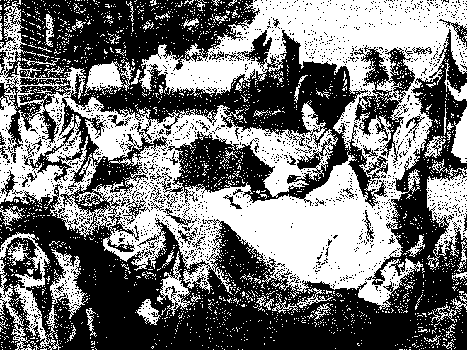 Painting of Emma Smith by Theodore S. Gorka.