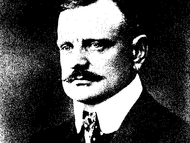 Portrait of Jean Sibelius.