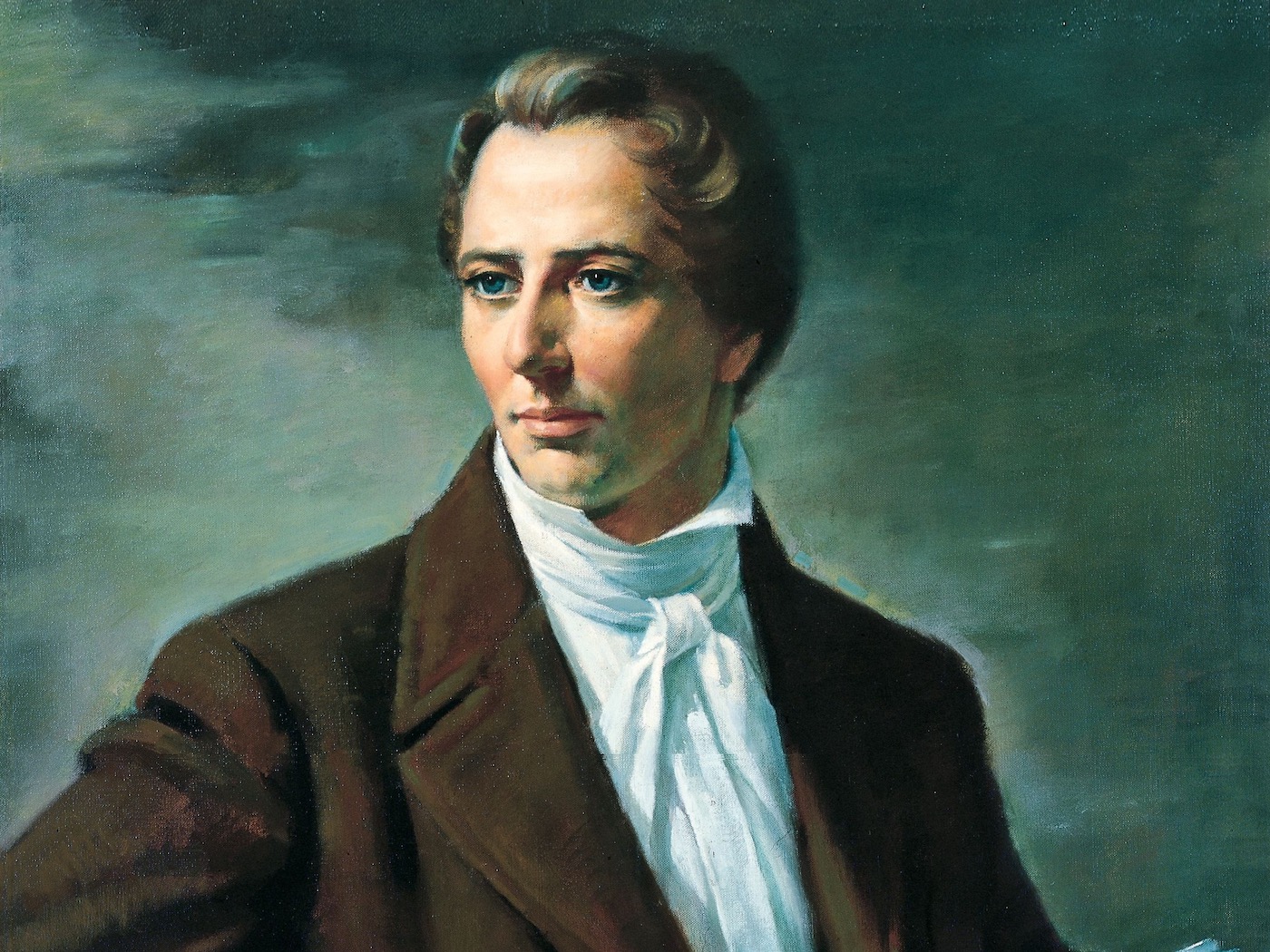 Painting of the Prophet Joseph Smith by Alvin Gittins.